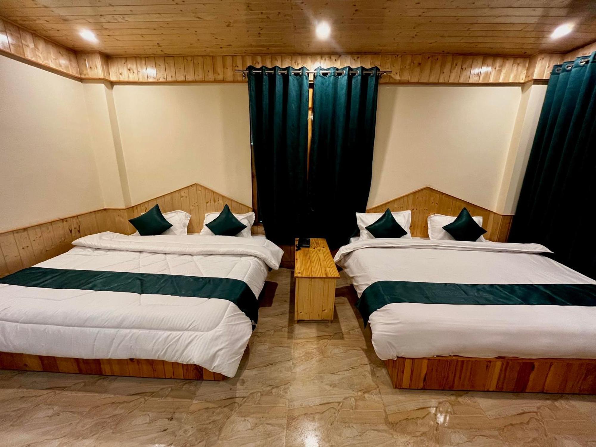 Hotel Mid Orchard Kasol L River Side -Pure Veg Hotel Buitenkant foto